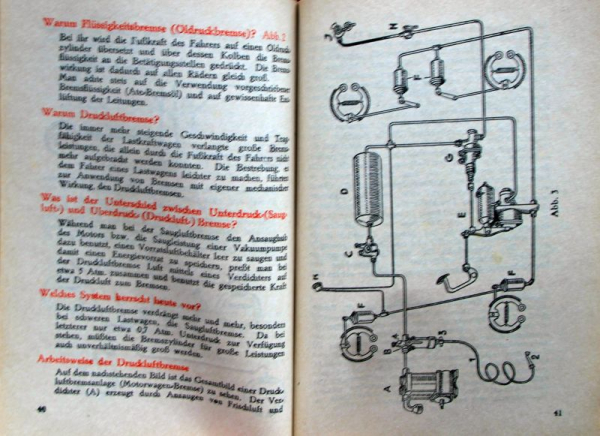 Zinßer "Lehrbuch für Kraftfahrer" Fahrzeugtechnik 1943 zwei Bände (11117)