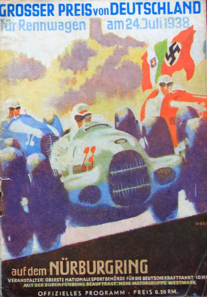 ONS "Nürburgring-Rennen" Nürburgring Juli 1938 Rennprogramm (11147)