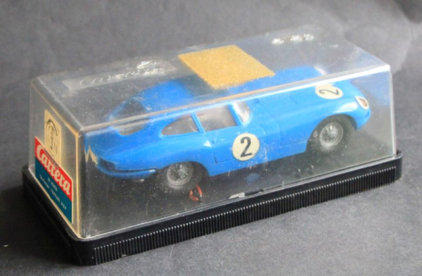 Carrera Universal Jaguar E Type Rennbahn-Modell mit Motor 1965 in Originalbox (11159)