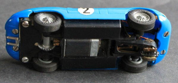 Carrera Universal Jaguar E Type Rennbahn-Modell mit Motor 1965 in Originalbox (11159)