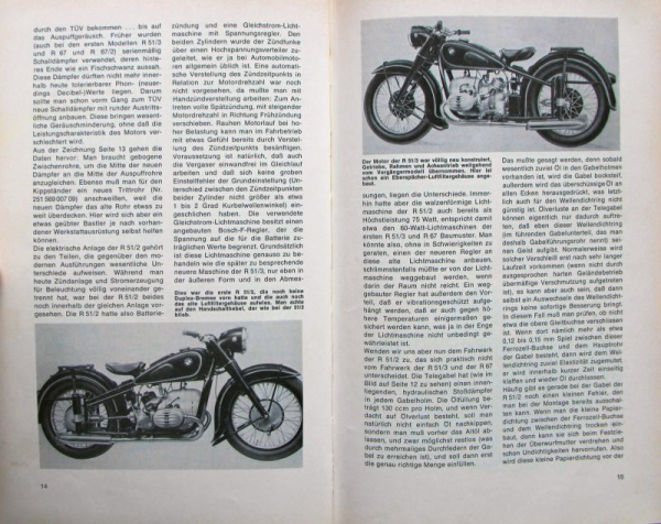 Mai "1000 Tricks für schnelle BMW's" BMW Motorrad-Technik 1971 (11168)