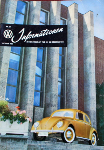 "Volkswagen Informationen" Mitteilungsblatt 1955 VW-Magazin (11187)