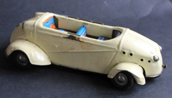 Bandai Messerschmitt KR 200 1958 Tinmodel with frictiondrive (7832)