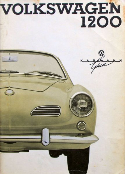 Volkswagen Karmann-Ghia 1200 Betriebsanleitung 1963 (11155)