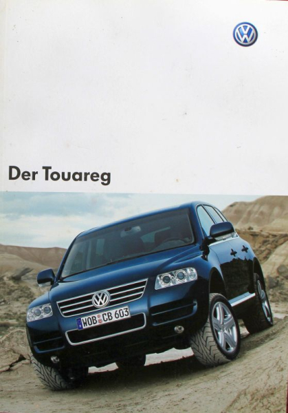 Volkswagen Touareg Modellprogramm 2003 Automobilprospekt (11209)