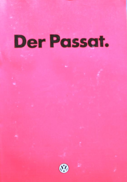 Volkswagen Passat Modellprogramm 1982 Automobilprospekt (11215)