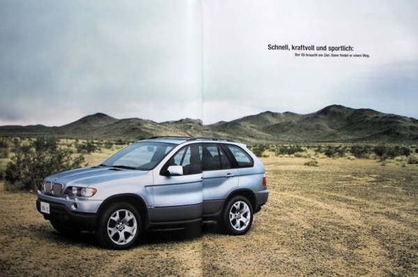 BMW X 5 Modellprogramm 2001 Automobilprospekt (11213)