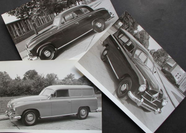 Borgward Hansa 1800 Kombi 1954 drei Werksfotos (11218)
