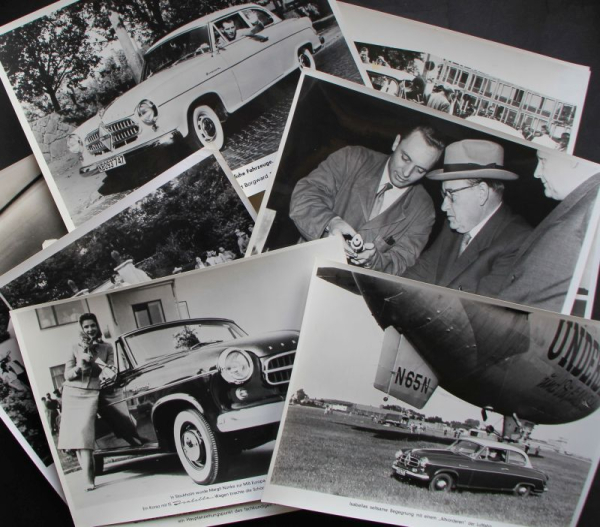 Borgward Fotomappe mit 20 Werksfotos (11221)