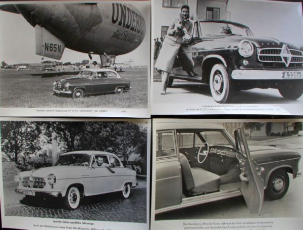 Borgward Fotomappe mit 20 Werksfotos (11221)
