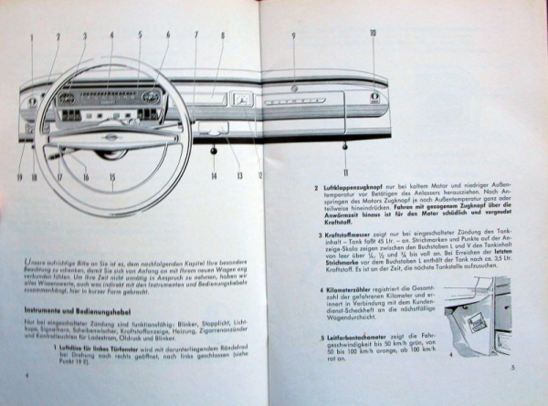 Opel Rekord 1963 Betriebsanleitung (11195)