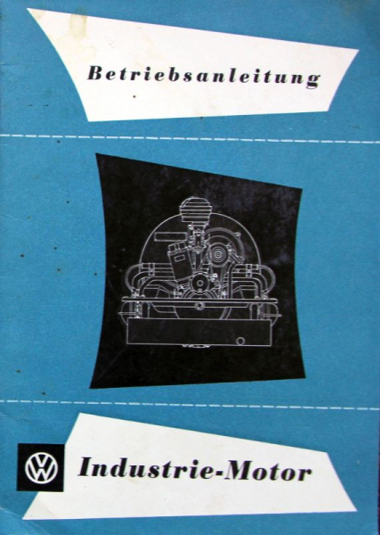 Volkswagen Industrie-Motor 1957 Betriebsanleitung (11193)