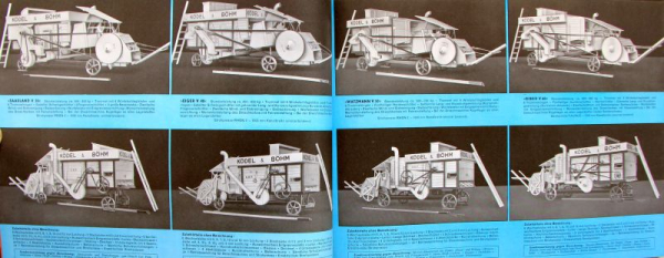 Ködel & Böhm Landmaschinen Modellprogramm 1950 Landwirtschaftskatalog (11222)