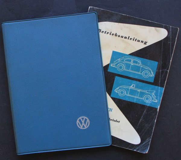 Volkswagen Käfer 1961 Betriebsanleitung mit Originalmappe (11236)