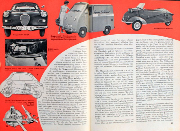 "Hobby - Das Magazin der Technik" 1956 Kleinwagen Technik-Magazin (11253)