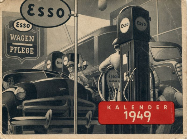 Esso Jahreskalender Reuters 1949 kartoniert (11293)