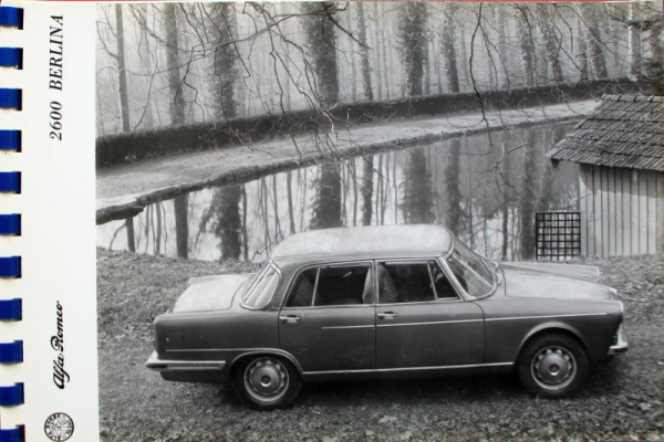 Alfa Romeo 2600 Berlina 1962 Werks-Fotomappe (11291)