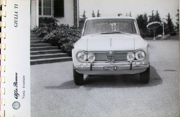 Alfa Romeo Giulia TS 1965 Werks-Fotomappe (11292)