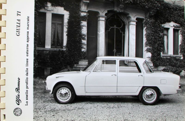 Alfa Romeo Giulia TS 1965 Werks-Fotomappe (11292)
