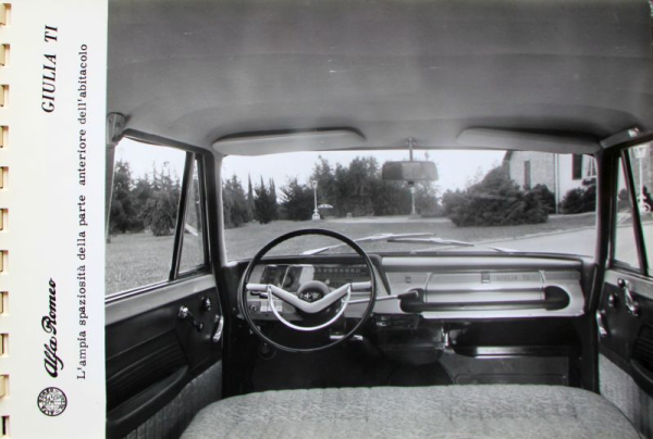 Alfa Romeo Giulia TS 1965 Werks-Fotomappe (11292)