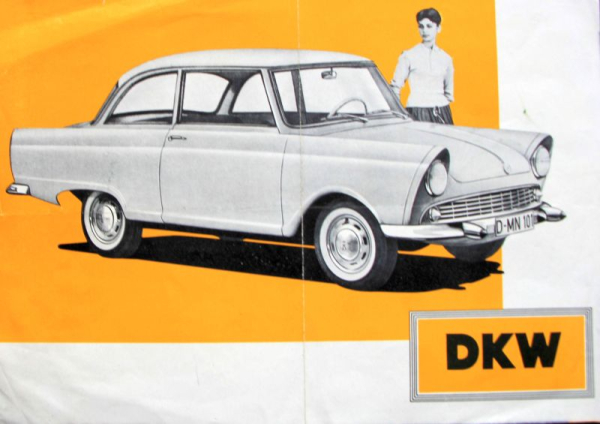 DKW F11 Junior Modellprogramm 1957 Automobilprospekt (11264)