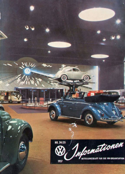 "Volkswagen Informationen" Mitteilungsblatt 1957 VW-Magazin (11284)