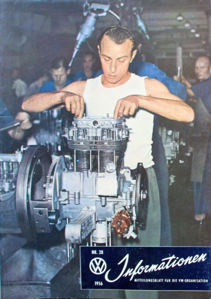 "Volkswagen Informationen" Mitteilungsblatt 1956 VW-Magazin (11283)