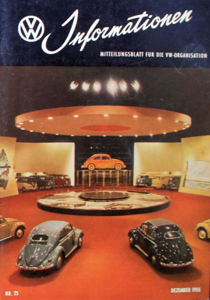 "Volkswagen Informationen" Mitteilungsblatt 1955 VW-Magazin (11280)