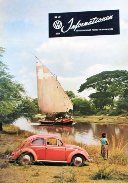 "Volkswagen Informationen" Mitteilungsblatt 1959 VW-Magazin (11274)