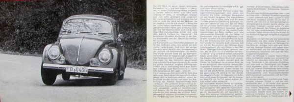 Volkswagen Käfer Oettinger Okrasa Tuning 1967 Automobilprospekt (11299)