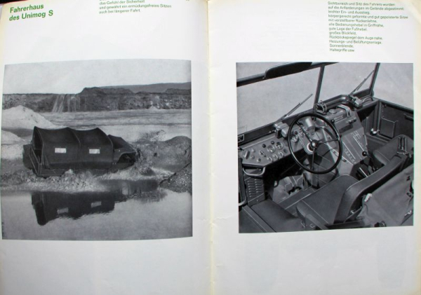 Unimog S Modellprogramm 1971 Lastwagenprospekt (11305)