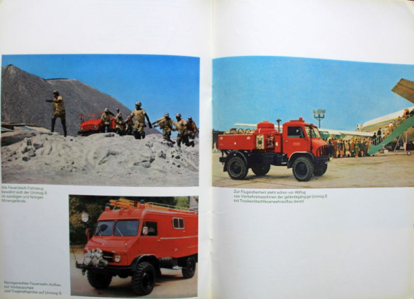 Unimog S Modellprogramm 1970 Lastwagenprospekt (11304)