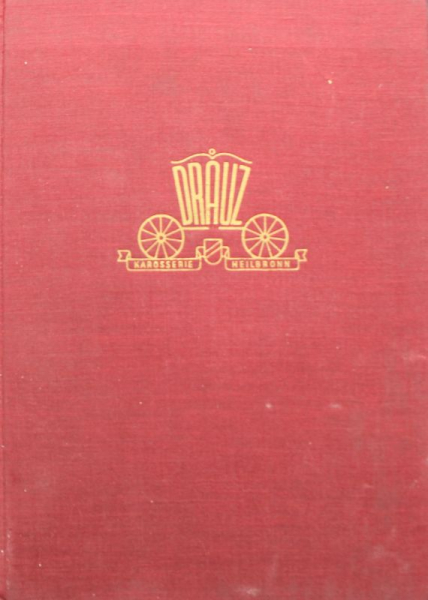 Drauz Karosserie "50 Jahre Karosseriewerke" Fahrzeug-Historie 1950 (11297)