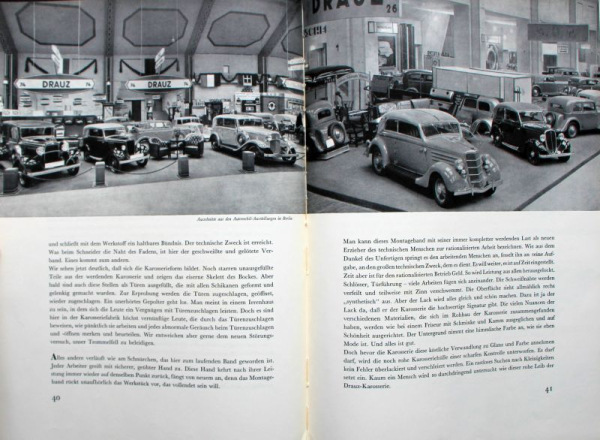 Drauz Karosserie "50 Jahre Karosseriewerke" Fahrzeug-Historie 1950 (11297)