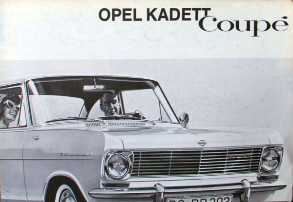 Opel Kadett Coupe Modellprogramm 1963 Automobilprospekt (11301)