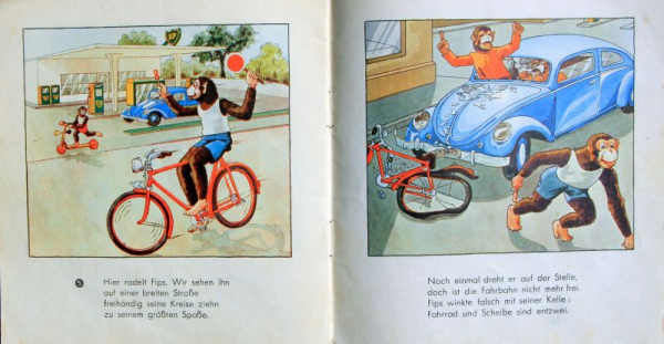 BP "Hört auf den Uhu! - Kleine Verkehrsschule" Tankstellen-Werbeheft 1958 (11294)