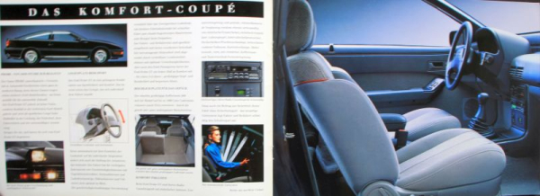 Ford Probe GT Modellprogramm 1991 Automobilprospekt (11309)