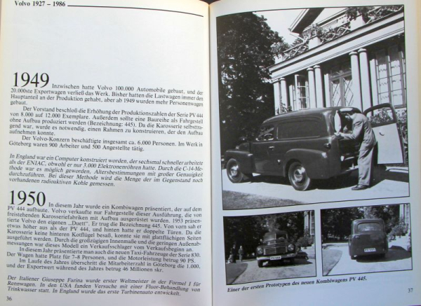 Volvo Staff "1927-1986" Volvo-Historie 1986 (11329)