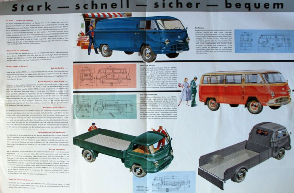 Tempo Wiking Rapid 32 PS Modellprogramm 1964 Lastwagenprospekt (11404)