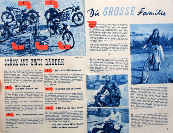 "NSU Revue" NSU Firmenzeitschrift 1948 (11406)