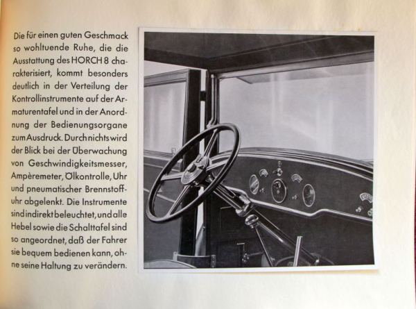Horch 8 Sonderausführungen Modellprogramm 1930 Automobilprospekt (11334)