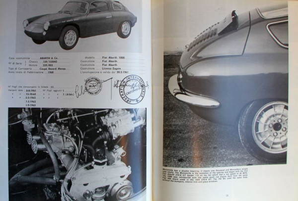 Cosentino "Abarth - King of small Cars" Abarth Historie 1985 (11401)