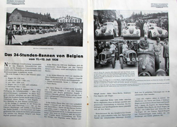 "Englebert Magazin" Tire-Magazine 1936 (6070)