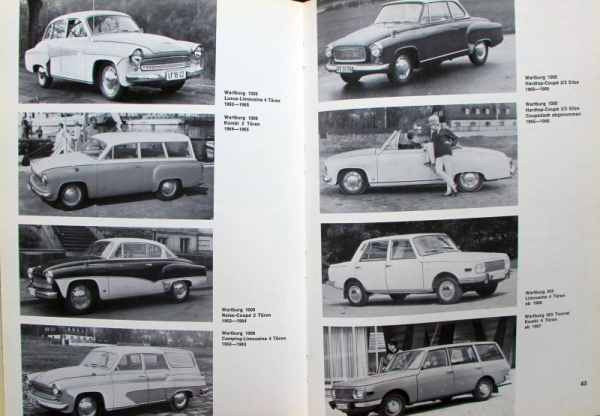 Oswald "Kraftfahrzeuge der DDR" Ostdeutsche Fahrzeug-Historie 1975 (11421)