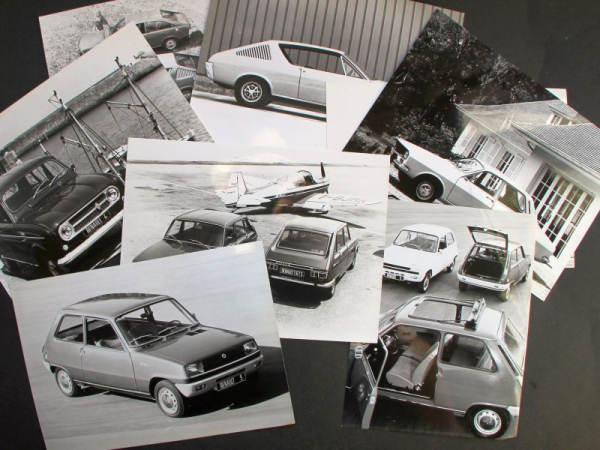 Renault Modellprogramm 1965 bis 1972 acht Werksfotos (11442)