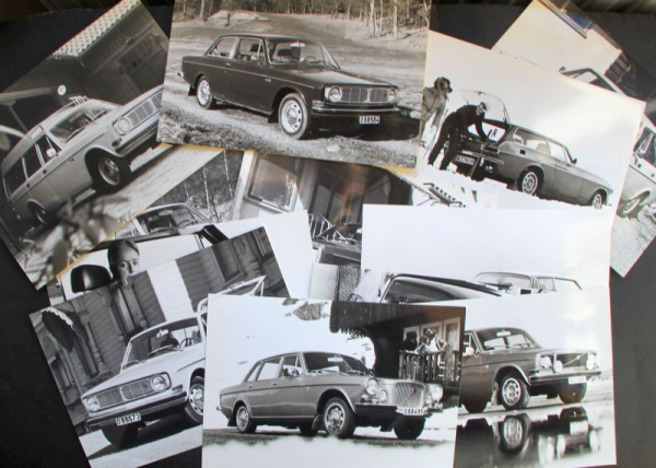 Volvo Modellprogramm 1972 sechzehn original Werksfotos (11451)