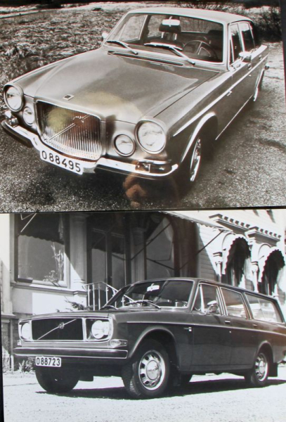 Volvo Modellprogramm 1972 sechzehn original Werksfotos (11451)