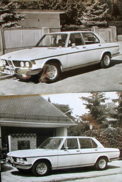 BMW Modellprogramm 1972 sechs original Werksfotos (11446)