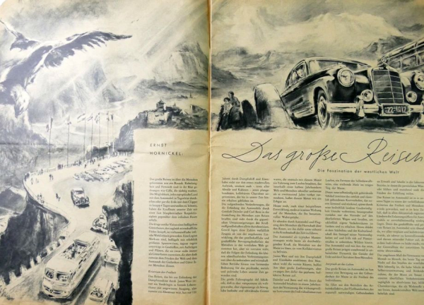 "Mercedes-Benz Illustrierte" Mercedes Firmenzeitschrift 1955 (11482)