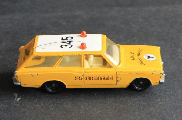 Siku Ford Taunus 17 M Turnier "ADAC-Straßenwacht" V313 Metallmodell 1970 (11456)
